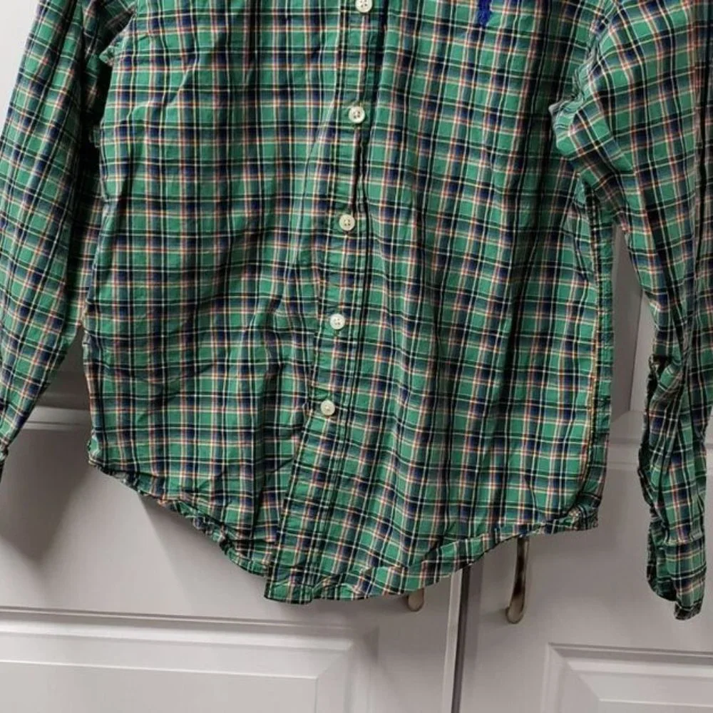 Ralph Lauren Boys Button Up Shirt  Size: Medium  Long Sleeve